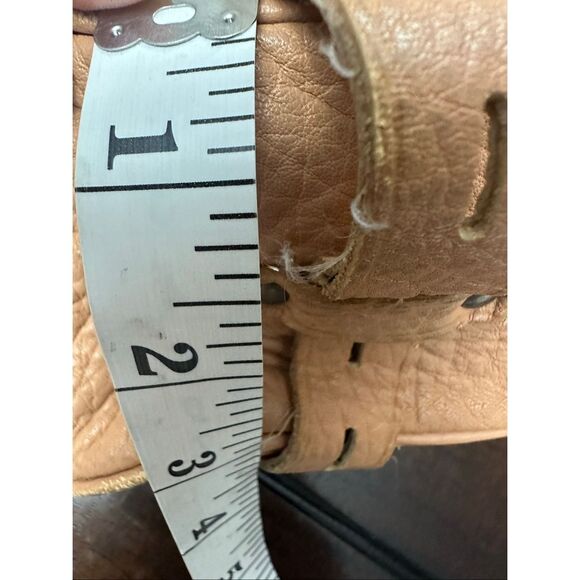 Vintage Y2K Juicy Couture Shoulder Brown Tan Beige Key Lock Messenger Bag - Picture 15 of 15